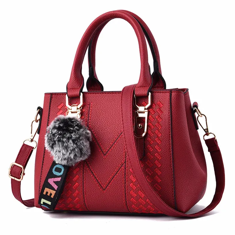 Women Leather Embroidery Messenger Bags