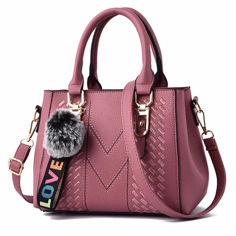 Women Leather Embroidery Messenger Bags