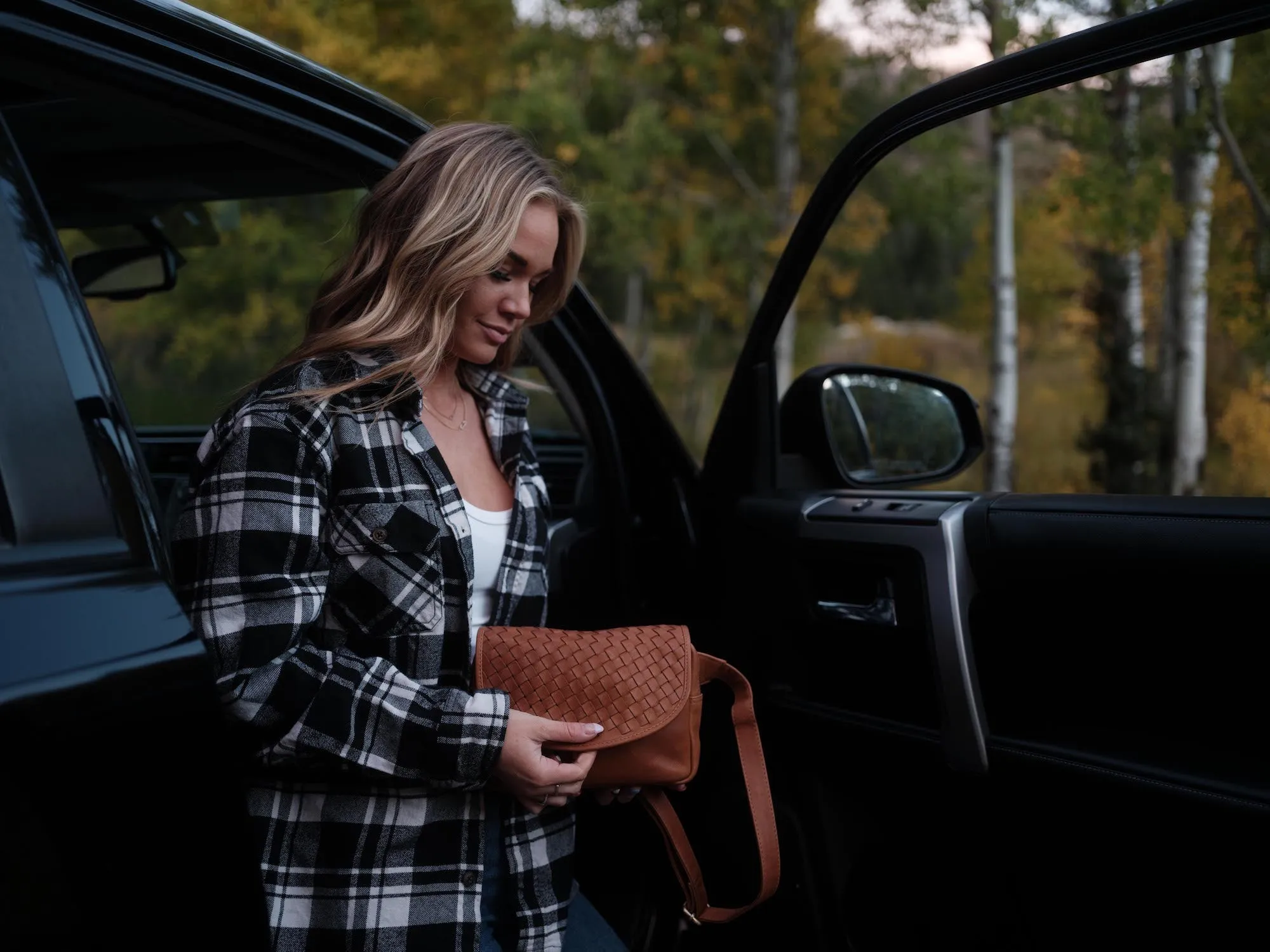 Woven Fanny Pack / Sling Bag