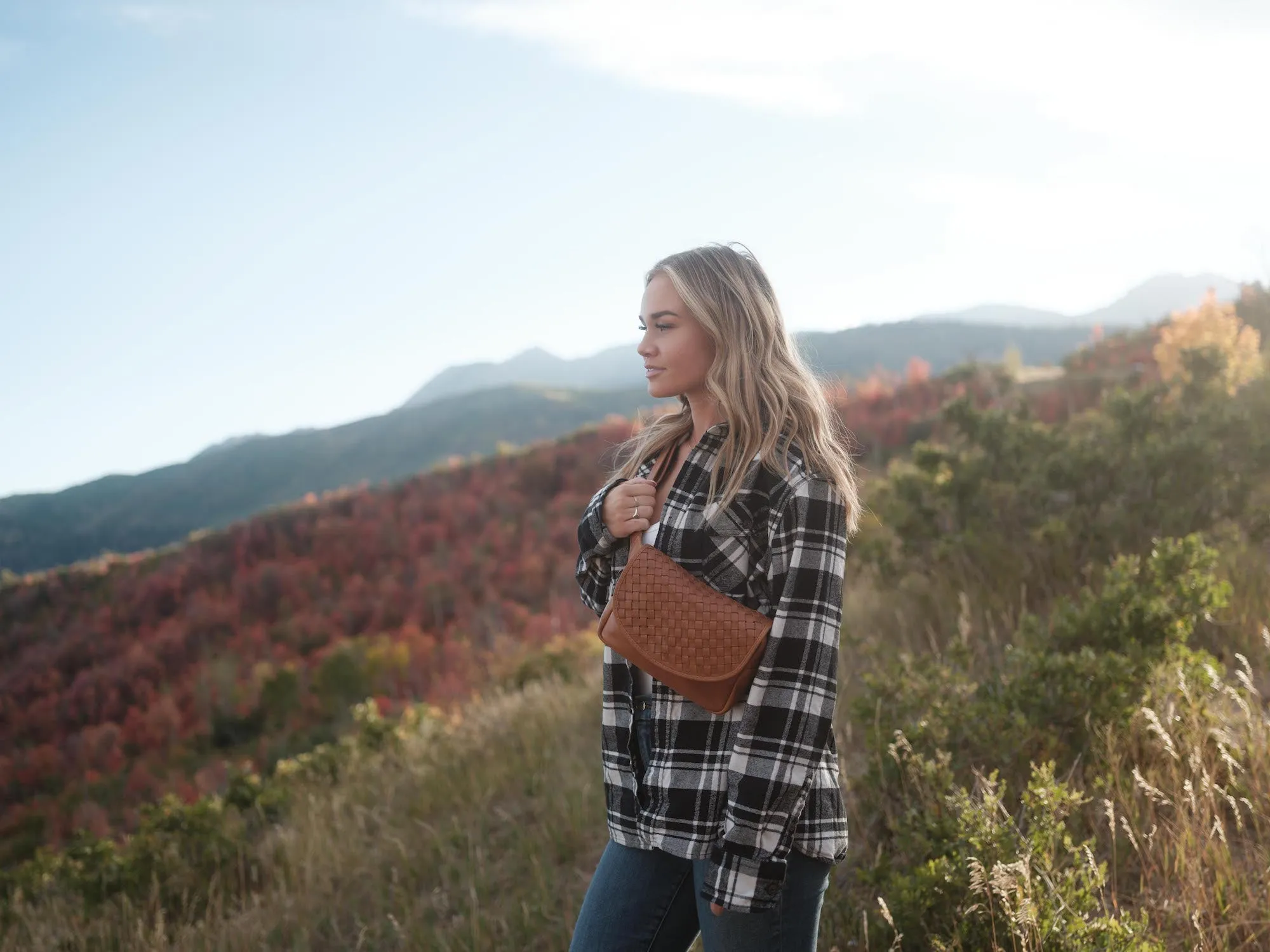 Woven Fanny Pack / Sling Bag