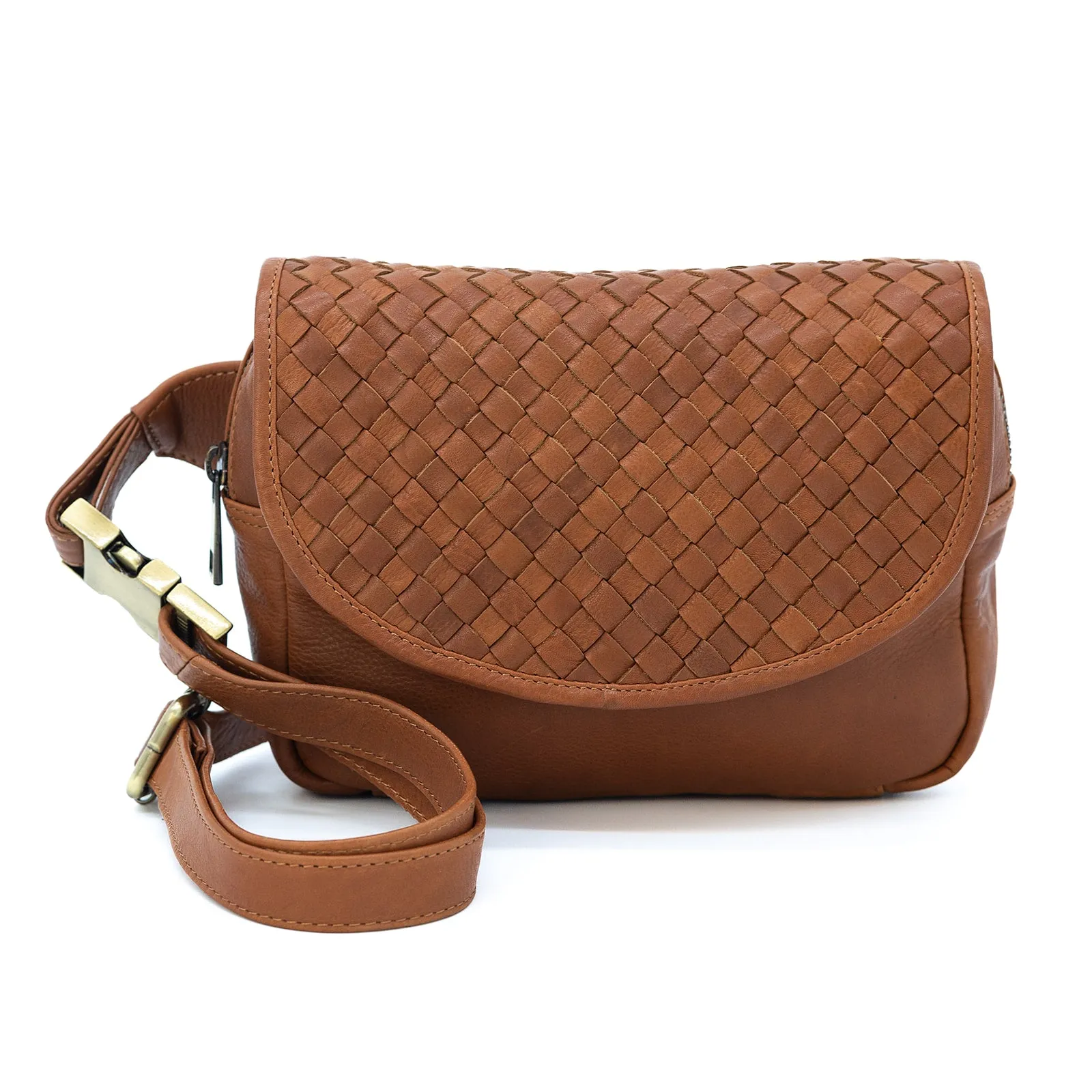Woven Fanny Pack / Sling Bag