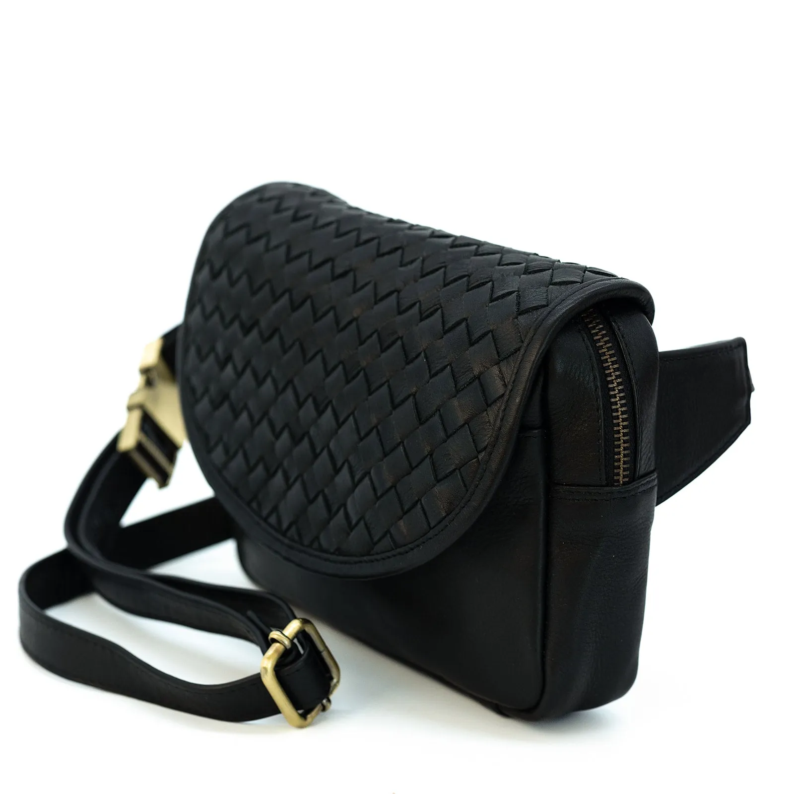Woven Fanny Pack / Sling Bag