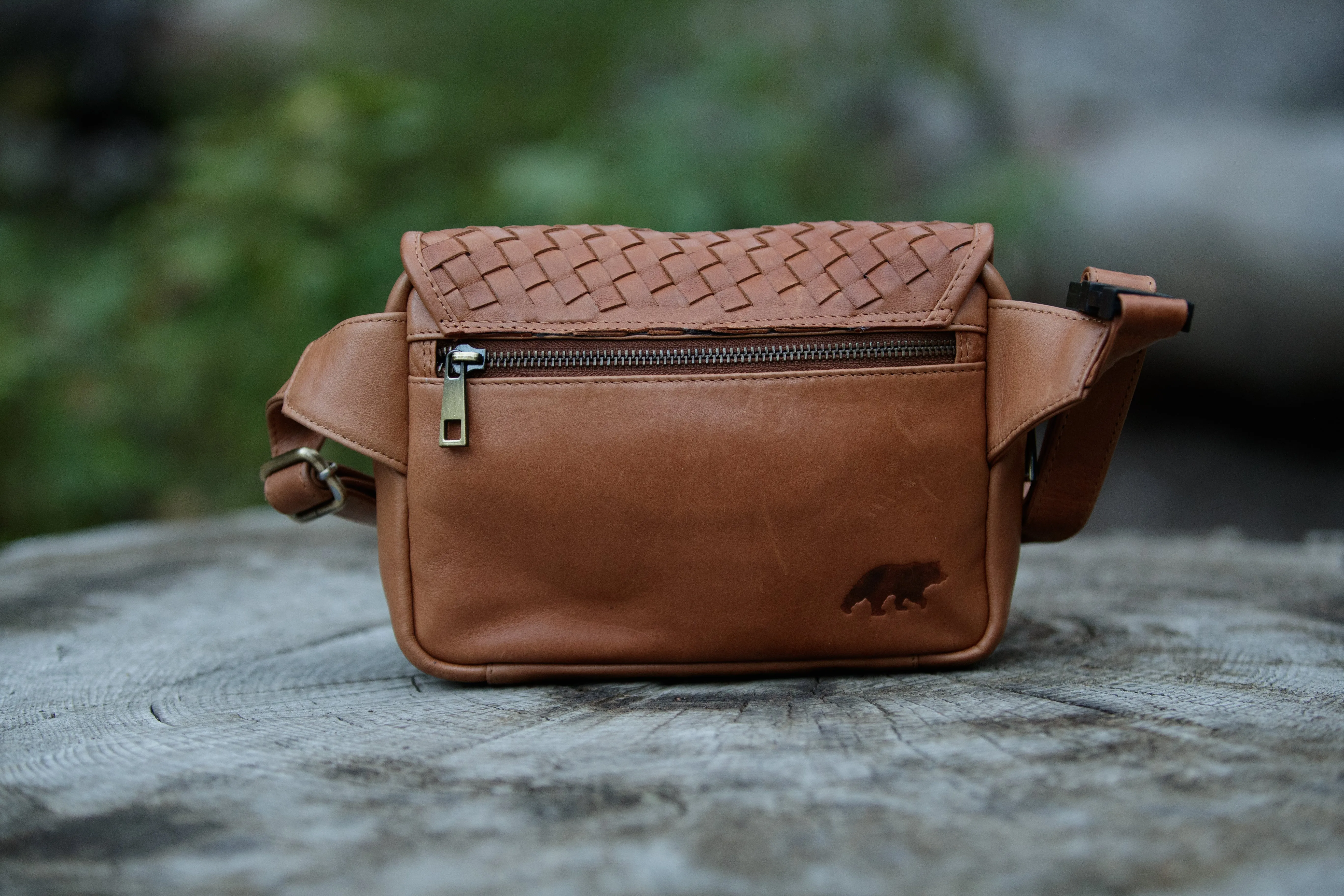 Woven Fanny Pack / Sling Bag